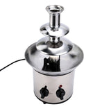 Chocolate Fountain Machine 3 Layer Melting Tower Waterfall Melt Machine Activity Party Stainless steel Chocolate Bowl