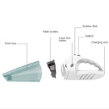 Electric Wireless Vacuum Cleaner USB Charging Built-in battery For Home Car Smart Hand Held Vacuum Cleaner Cleaning Helper