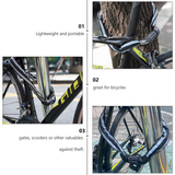 1Pc Practical Portable Anti-theft Locks Bike Lock for Bike Cycle