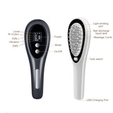 USB Hair Scalp Applicator Comb for Medicine Scalp Head Fluid Comb Essential Oil Hair Treatment Device Hair Scalp Massager Brush