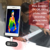 Mobile Phone External Infrared Thermal Imager Center Point Temperature Display for Android Mobile Phone Tools with Adapter