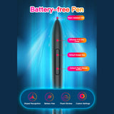 BOSTO T608 Art Graphics Drawing Tablet Digital Tablet 8x6 Inch Battery-free Stylus 8192 Levels Pressure for Windows Mac Android
