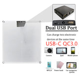 200W Solar Panel Kit 12V Battery Charger with 100A Controller Caravan Boat