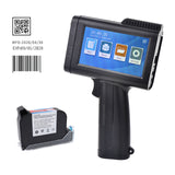 Portable HD Handheld Inkjet Printer 4.3 Inch Touchscreen Intelligent Barcode Printer for Logo Date QR Code Symbols USB Interface