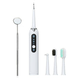 CK01 Electric Dental Scaler 4 In 1 Tartar Instrument Oral Cleaning Flusher Polishingagent Teeth Cleaning Tool