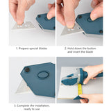 Gypsum Board Cutter Scriber Plaster Board Edger Drywall Automatic Cutting Artifact Cutter Tool Scale Home Woodworking Hand Tools