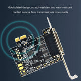 PCI-E Serial Port Card PCI-E To 4 Serial Port RS232 9-Pin Industrial Control 4 Port Expansion Card AX99100 with Line