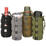 Tactical Molle Water Bottle Pouch Bag Military Outdoor Travel Hiking Drawstring Water Bottle Holder Kettle Carrier Bag FY GW
