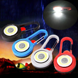 Portable LED Flashlight Carabiner Lamp Keychain Light Torch Lamps 3 Modes Emergency Camping Tent Lamp Pocket Backpack Light