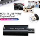 HDMI To USB Video Capture Card Audio Video Capture Card For 1080P Recorder Game Video Streamer Laptop Computer Accessories