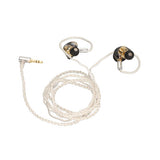 3.5mm Wired Earphone Detachable Cable In Ear Monitor Earbuds Ergonomic Design Professional Monitor Headphone for Singers