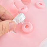 Silicone Facial Mask Electric Vibration Lift Face Beauty Massager Skin Rejuvenation Led Light Therapy Machine With Controller