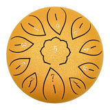 tongue Drum 6 Inch 11 Tone Steel Tongue Drum Set Hand Pan Drum Pad Tank Sticks Carrying Bag Percussion Instruments Accessories