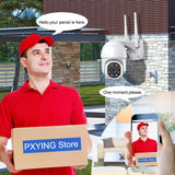Outdoor IP Camera 2MP Wireless WiFi PTZ Camera Two Way Audio P2P Speed Dome IR Night Vision Home Security Surveillance Camera