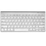 Ultra Slim Apple Style Bluetooth Keyboard Low Noise Wireless Keyboard Compact Keyboard for IOS Windows Android