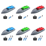20km/h Dual Motor RC Boat 3.7V Battery 2.4GHz High Speed Remote Control Toys Speedboat for Children Holiday Party Gift