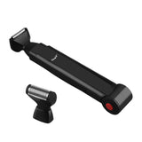 6500Rpm 2 In 1 Foldable Handle Back Shaver Men Hair Remover Usb Rechargeable Shaving Machine Beard Timmer Long Handle Razor