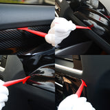 FOSHIO Carbon Fiber Vinyl Film Sticker Car Wrap Tool Kit Car Accessories Auto Window Tinting Magnetic Squeegee Razor Scraper