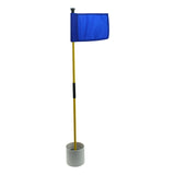 Golf Flag Golf Hole Cup Flag Stick 3 Section  Backyard Practice Golf Putting Green Flagstick