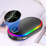 4 In 1 Winter Mini Hand Warmer Heating Pad USB Rechargeable Handy Warmer Heater Pocket Mini Electric Heater Warm 10000mah