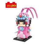 City Creator Spring Festival Series Chinese Traditional Culture Art Performance Qin YI Wu Dan Hua Dan Building Blocks toys