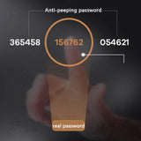 New Design Fingerprint And Touchscreen Keyless Smart Lever Door Lock Home Use Smart Lever Lock Front Door Aluminum Smart Locks
