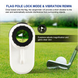Bosean Golf Rangefinder Slope Flag-Lock With Jolt Vibrate Pin-Seeker Distance Meter For Golf Sport, Hunting, Outdoors