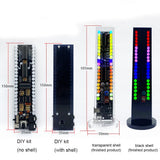 DIY electronic kit LED music spectrum colorful ambient Light assemble kit soldering project 15cm 21 segments