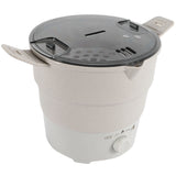 Foldable Electric Frying Pan Kettle Heated Food Container Heated Lunch Box Cooker Portable Multifunctional Thermal Cooker US Plu