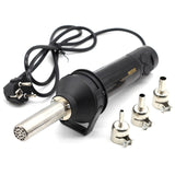 SHGO HOT-220V Portable Bga Rework Solder Station Hot Air Blower Heat Tool 8032 Hand-Held Hot Air Tool 3Pcs Nozzle Eu Plug