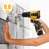 18V Brushless Electric Impact Wrench Drill 3000rpm Cordless Driller Driver Screwdriver Li-ion Battery Electric Power Drill Tools