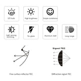 Bike Light Set With Parking Light Headlight For Rear Light LED Bicycle Dynamo Light