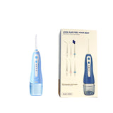 Oral Irrigator Portable Water Dental Flosser USB Rechargeable Water Jet Floss Tooth Pick 6 Jet Tips 240ml
