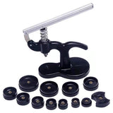 12 Dies Watch Case Press Tool Pro Watch Crystal Front Back Case Cover Screw Press Presser Close Watchmakers Repair Kit Tool