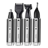 Kemei rechargeable electric all in one hair trimmer for men grooming kit beard trimer facial eyebrow trimmer nose ear shaver
