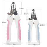 ZK20 Pet Supplies Pet Nail Clipper Scissors Pet Dog Cat Nail Toe Claw Clippers Scissors Trimmer Grooming Tools for Pet