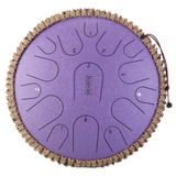 nEW Steel Tongue Drum 13 inch 15 tone Drum Handheld Tank Drum Percussion Instrument Yoga Meditation Beginner Music Lovers Gift