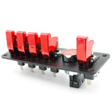 Replacement 6Gang  Start Push Button Switch ＆  Ignition Toggle 12V