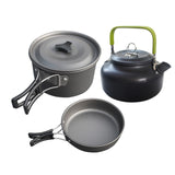 Portable Ultralight Outdoor Tableware Aluminum Alloy Camping Cooking Coffee Pot Teapot Hiking and Picnic Camping Tents Accessory