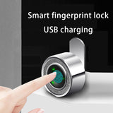 Mini Electronic Glass Cabinet Smart Fingerprint Lock Use For Office Lockers Drawer