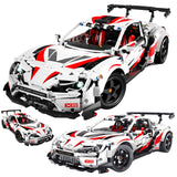 2586pcs City Technical 1:10 Drift Racing Car Building Blocks Moc Speed Supercar Vehicle Bricks Toy for Children Gifts