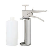 Stainless steel Burger Sauce Gun Salad Dressing Dispenser 10g 20g Hamburger Jam Filler Bottle Squeezer Burgers Shop Equipment