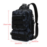 Fishing Tackle Backpack Storage Bag Outdoor Shoulder Backpack Water-Resistant Fishing Gear Bag Cross Body Sling Bag fishing bag