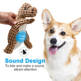 Dog toys Plush Squeak Bite-Resistant Clean Chew Toys for Cat Dog Training Funny interactive Pet Supplies For Dropshipping