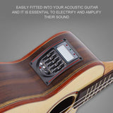 Hot-LC-5 5 Band EQ Equalizer Pickup,Acoustic Guitar Preamplifier Tuner with LCD Tuner and Volume Control
