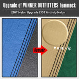Portable Hammock Double Person Nylon Camping Hammock Survival Garden Hanging Sleeping Chair Travel Furniture Parachute Hammocks