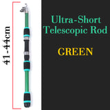 JOSBY Telescopic Fishing Rod Feeder Hard FRP Carbon Fiber Portable Carp Spinning Pole Travel Sea Boat Pesca