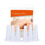 6 PCS Facial Cup Set Ventosas De Succion Masajes Facial Silicone Massage Cups Face Lifting Massager Beauty Suction Cups Kit