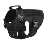 Dog Tactical Harness Training Working Adjustable Metal Buckle High Quality Nylon Material Vest for Large Dogs German Shepherd