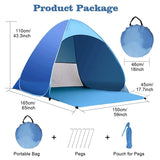Beach Tent Ultralight Folding Tent Automatic Open Tent Family Tourist Fish For Family Beach Garden Camping Picnic